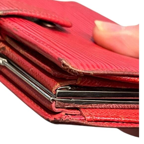 Louis Vuitton Castilian Red Epi Leather Wallet - Picture 12 of 14